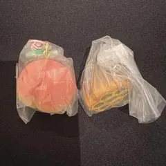 どうぶつの森 フルーツキーホルダーコレクション　ハチのす、もも　ガチャガチャ