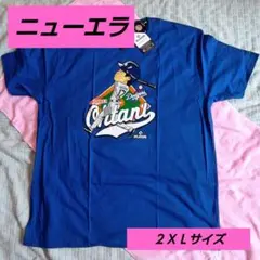 値下げしました♦２ＸＬ♦✨ニューエラ✨♦大谷選手バッティングシーンデザイン半袖Ｔ
