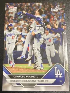 大谷翔平 山本由伸 佐々木朗希 topps now ドジャース サイン 直筆 