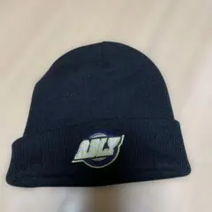 WEGO ロゴ入り ブラックニット帽