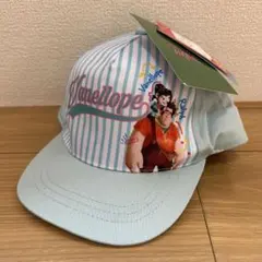 新品　ヴァネロペ キャップ 52cm 水色 ストライプ　NANAコラボのサムネイル