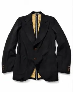 COMME des GARCONS HOMME リネン テーラードジャケット 黒 - メルカリ