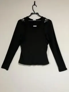 gu 2ピース　タンクトップレイヤードT 黒