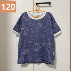 サンリオ　Tシャツ　花火　お祭り　しまむら　半袖　キティ　ポチャッコ　マイメロのサムネイル