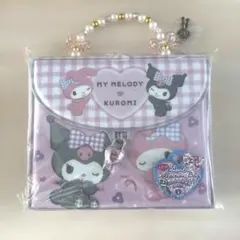 新品 マイメロディ クロミ シールコレクションバッグ シール台紙 カギつき