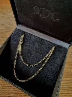 SJX K18 750 GOLD CHAIN 45cm 6GK0089 - メルカリ