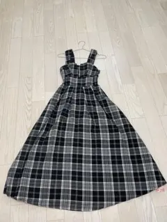 SHEIN チェック柄 サロペット XS