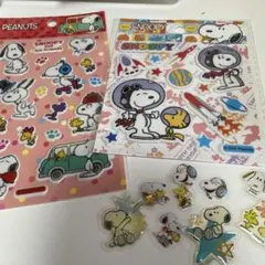 スヌーピー　ぷくぷくシールセット PEANUTS