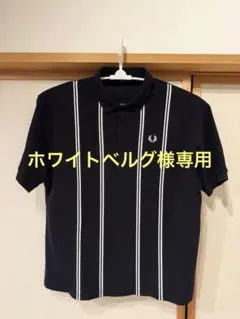 極美品 フレッドペリー ビームス別注コラボ ストライプポロシャツ XL
