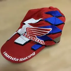 ホンダ　Honda Racing キャップ モータースポーツ　赤　帽子のサムネイル