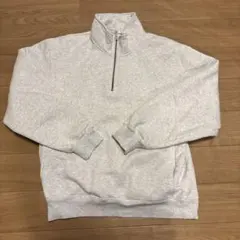 GU ヘビーウェイトスウェットハーフジッププルオーバー