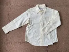 MIKI HOUSE 110cm 長袖シャツ 淡い黄色