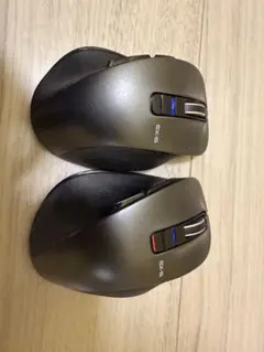 EX-G ワイヤレス光学マウス　ブラック２個セット