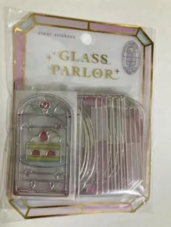 グラスパーラーステッカー ピンクレモネード ステンドグラス クーリア