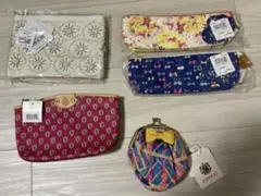 新品　ポーチ　がま口ポーチ　ペンケース　5点セット　cooco
