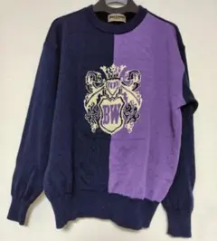 Black & White ゴルフ クルーネックセーター