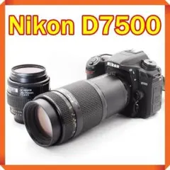 少シャッター Nikon D7500 一眼レフカメラ スマホ転送 ダブルレンズ ✨少シャッター Nikon D7500 一眼レフ スマホ転送 ダブルレンズセット