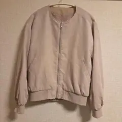 GU　スエードタッチジャケット　ピンクのサムネイル