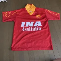 中田英寿/ASローマ公式/NAKATA刺繍入/紙タグ付未使用/2000年頃伊 中田英寿/ASローマ公式/NAKATA刺繍入/紙タグ付未使用/2000年頃伊