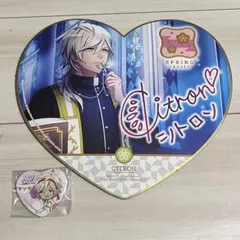 A3！ シトロン ハート 色紙 缶バッジ