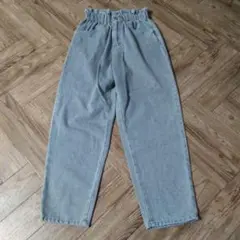 ハイウエストデニムパンツ
