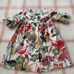 ZARA 花柄 半袖ワンピースのサムネイル