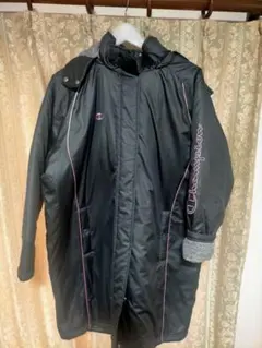 Champion 　チャコールグレー　中綿コート フード付き　アスレチック　L