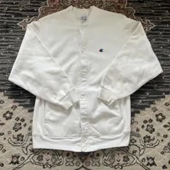 【90s】チャンピオンリバースウィーブ　スナップカーディガン　レア
