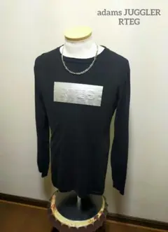 《良品》adamsJUGGLER RTEG レトロエンジン 長袖 Tシャツ M