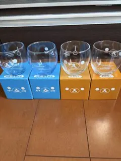 未使用品　リラックマ　グラス　4コセット　LAWSON 非売品