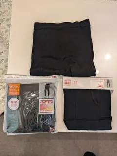 ユニクロ　ヒートテック　エクストラウォーム　タイツ　3XL ３枚セット