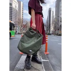【希少】トーガ プルラ TOGA PULLA PORTER ボンサック カーキ