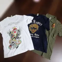 Ed Hardy Tシャツとポロシャツ3枚セット