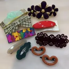 可愛い バレッタ ヘアクリップ まとめ売り