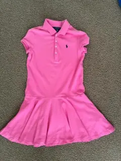 Polo Ralph Lauren 半袖ポロワンピース ピンク