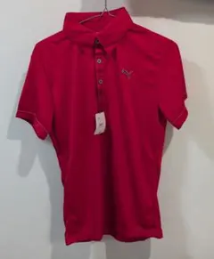 PUMA ゴルフ メンズ ポロシャツ 레드