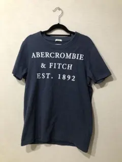 古着 ABERCROMBIE & FITCH Tシャツ S ネイビー