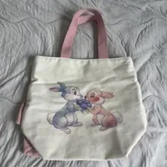 とんすけ&ミスバニー　ミニトートバック