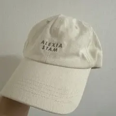 ALEXIA STAM キャップ 帽子 アイボリーのサムネイル