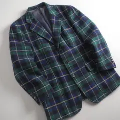 ラルフローレン　希少　ウール１００％　テーラードジャケット　チェック柄　美品