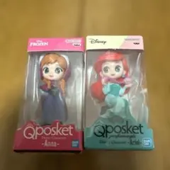 Disney Qposket アナ・アリエル フィギュアセット