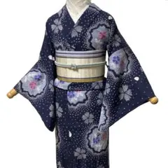 紫陽花 有松絞り 絞り染め 絞り浴衣 総絞り 浴衣 TM18 - メルカリ