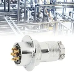 航空力のソケッ卜 AC DC 250V 6ピン