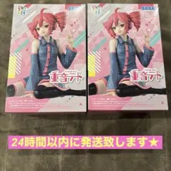 重音テト ちょこのせ プレミアム フィギュア テト　2個セット
