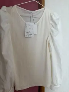 OLIVE des OLIVEホワイト パフスリーブ トップス M