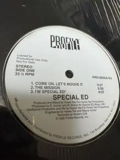 SPECIAL ED プロモーション用レコード