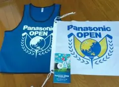 2025Panasonic OPENの ビブス、フラッグ、公式パンフ