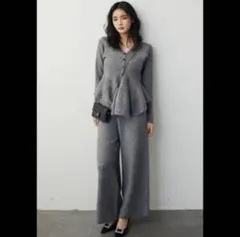 ペプラムニットセットアップ♡フレイアイディー♡スナイデル♡アメリヴィンテージ♡