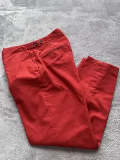 グリーンレーベルリラクシング　赤カジュアルパンツ サイズ40