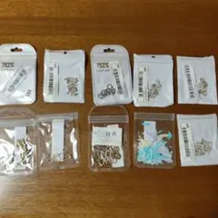 ネイルアートパーツセット シルバー